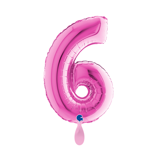 1 Ballon XS - Numéro 6 - Fuxia