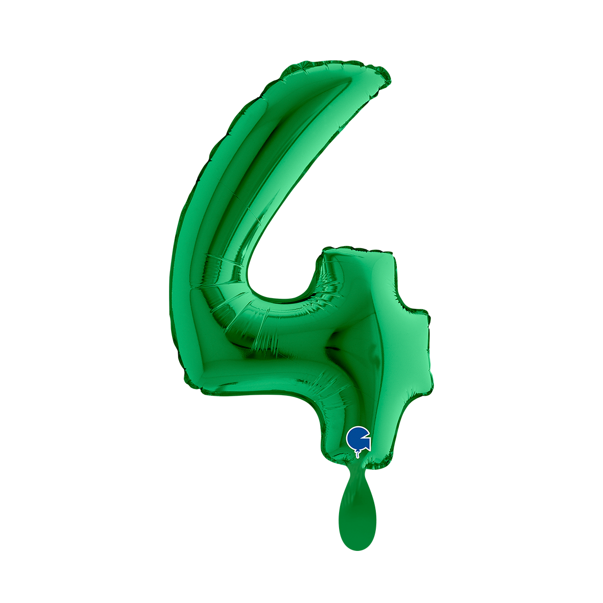 1 Ballon XS - Cijfer 4 - Groen