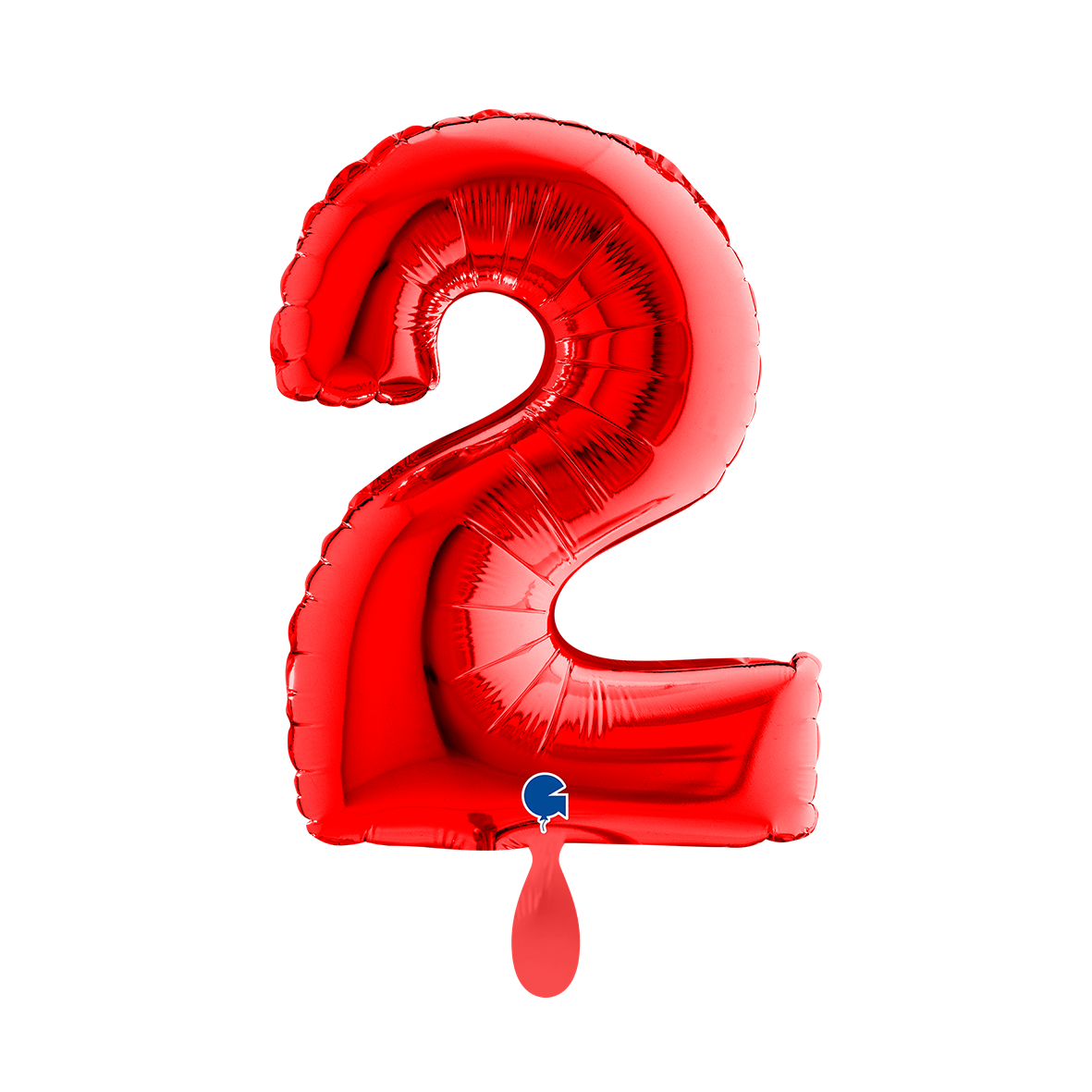 1 Ballon XS - Nummer 2 - Rood