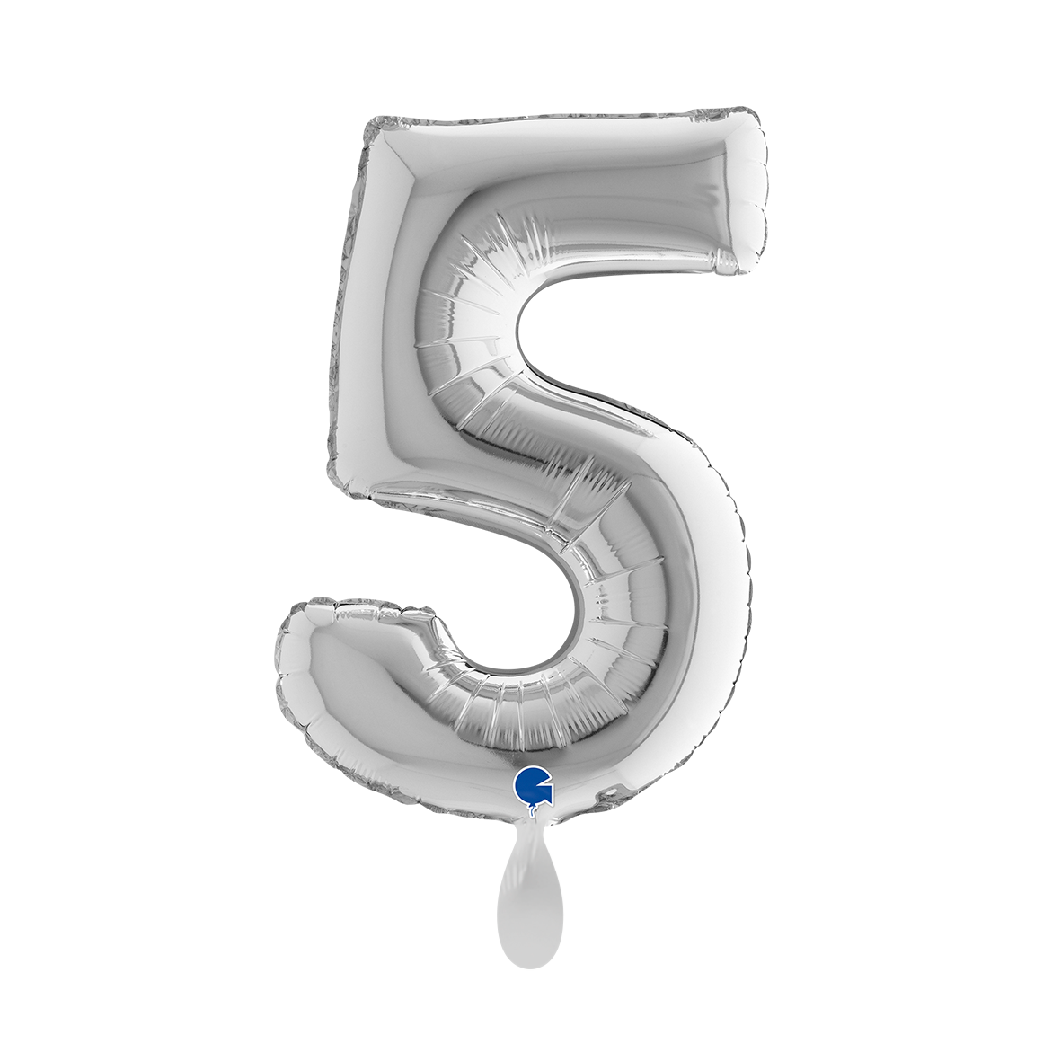 1 Ballon XS - nummer 5 - Zilver