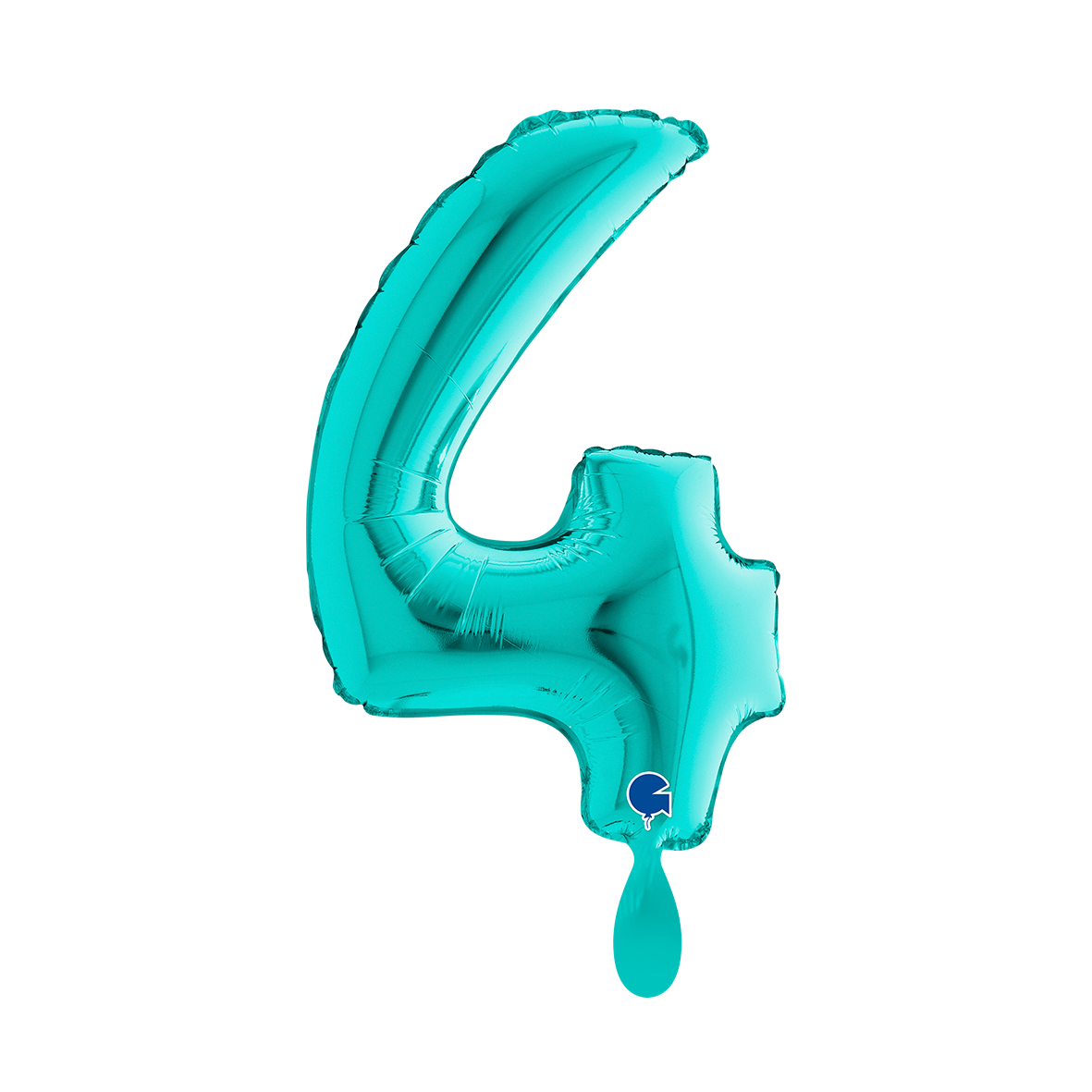 1 Ballon XS - Chiffre 4 - Tiffany
