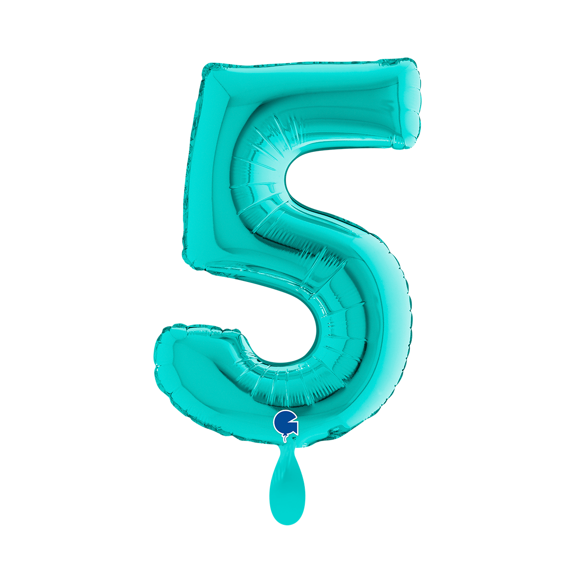 1 Ballon XS - Chiffre 5 - Tiffany