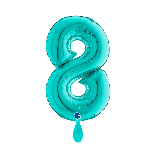 1 Ballon XS - Nummer 8 - Tiffany