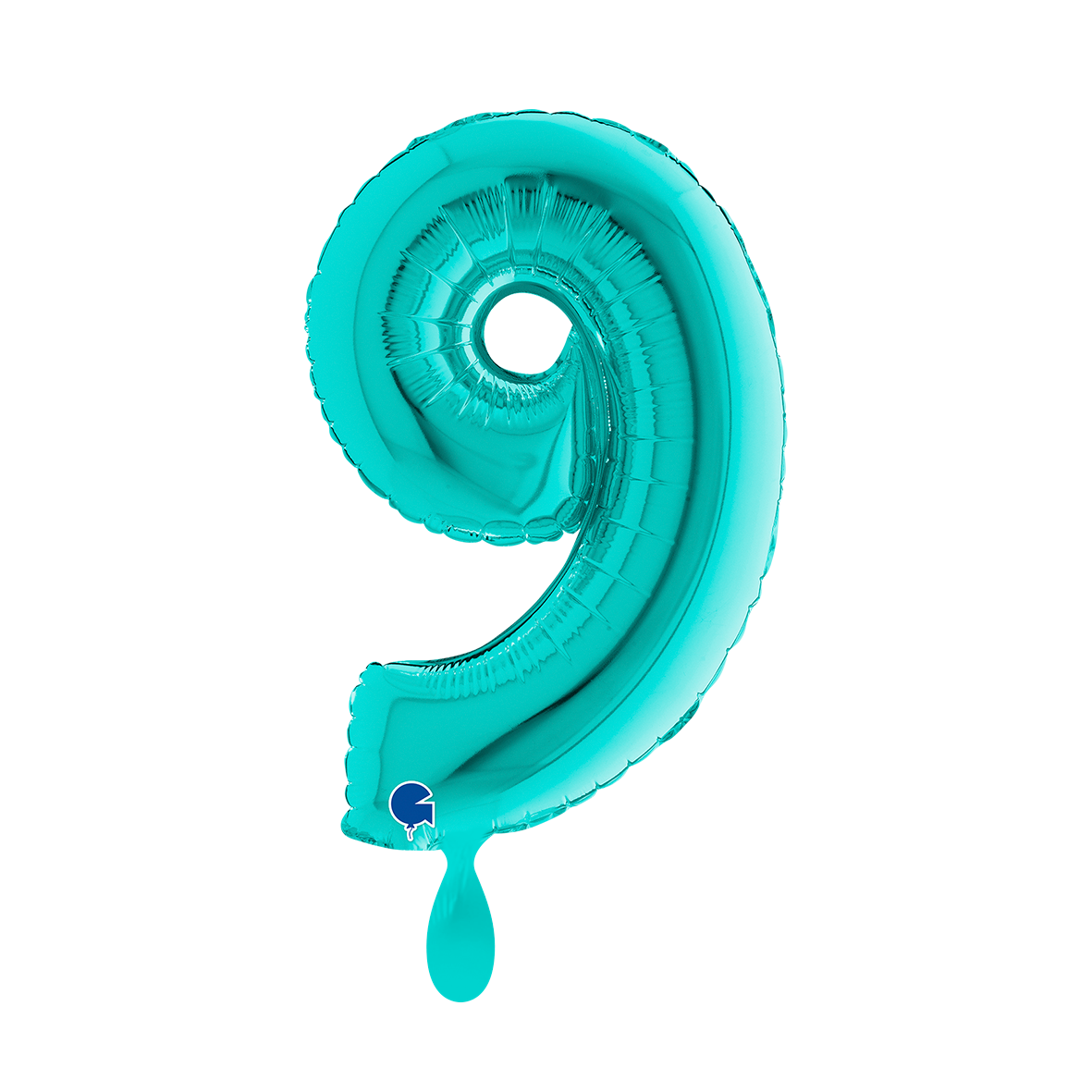 1 Ballon XS - Chiffre 9 - Tiffany