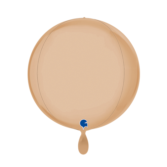 1 Ballon 4D - Globe - Satin Nude