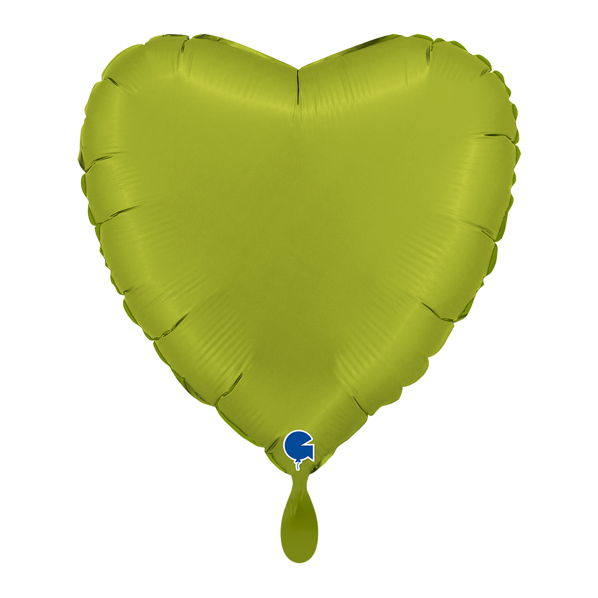 1 Ballon - Cœur - Satin Matcha Latte