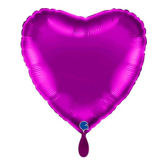 1 Ballon - Cœur - Violet