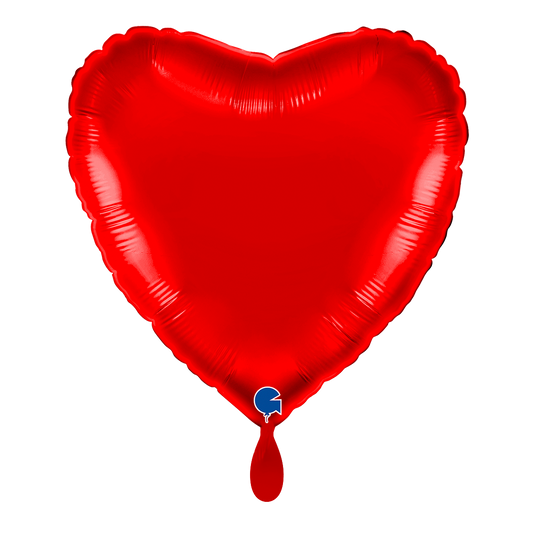 1 Ballon - Cœur - Rouge