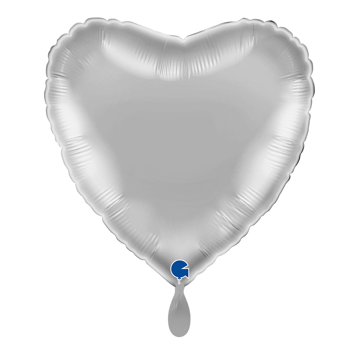 1 Ballon - Hart - Zilver