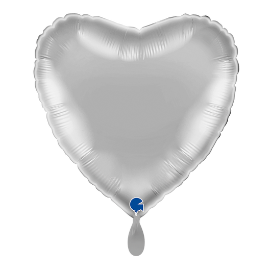 1 Ballon - Cœur - Argent