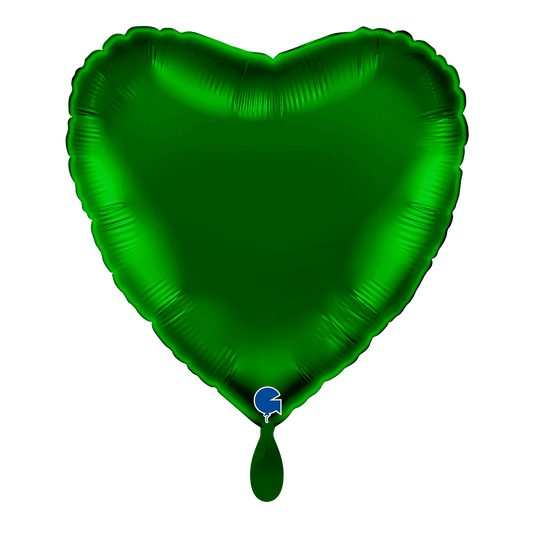 1 Ballon - Cœur - Vert foncé