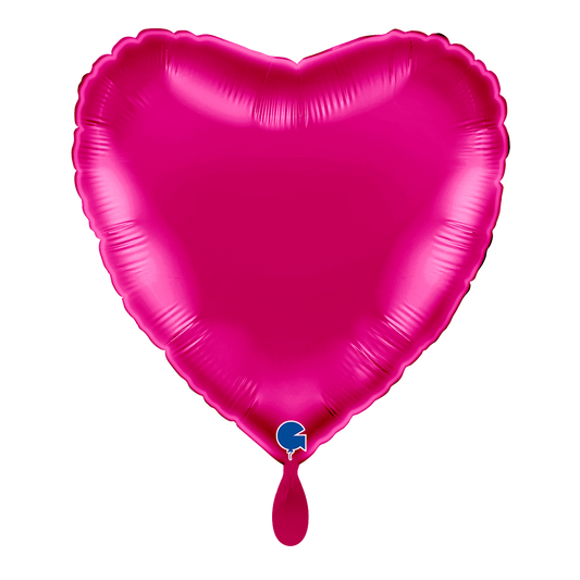 1 Ballon - Cœur - Magenta