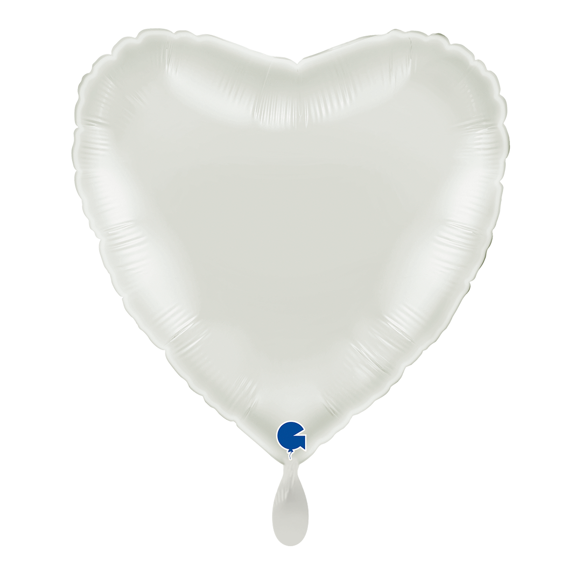 1 Ballon - Hart - Wit