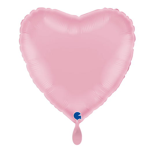 1 Ballon - Cœur - Rose pastel