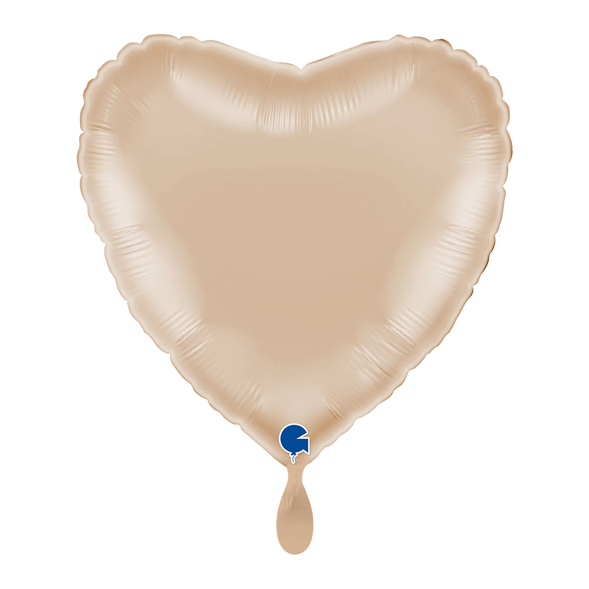 1 Ballon - Herz - Californian Gold