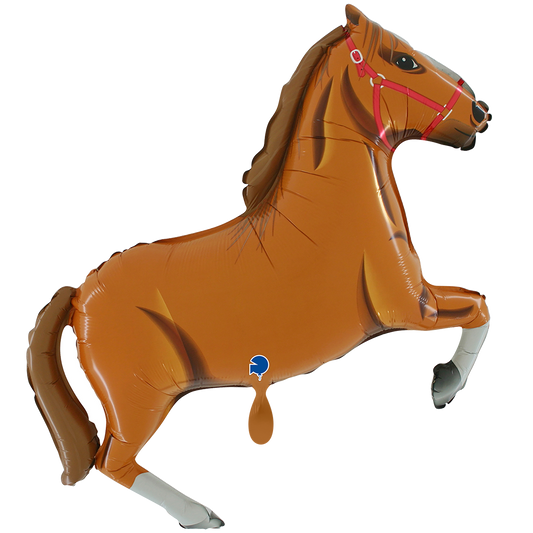1 ballon XXL - Cheval marron clair