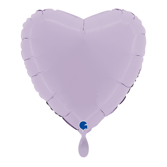 1 Ballon - Cœur - Lilas mat