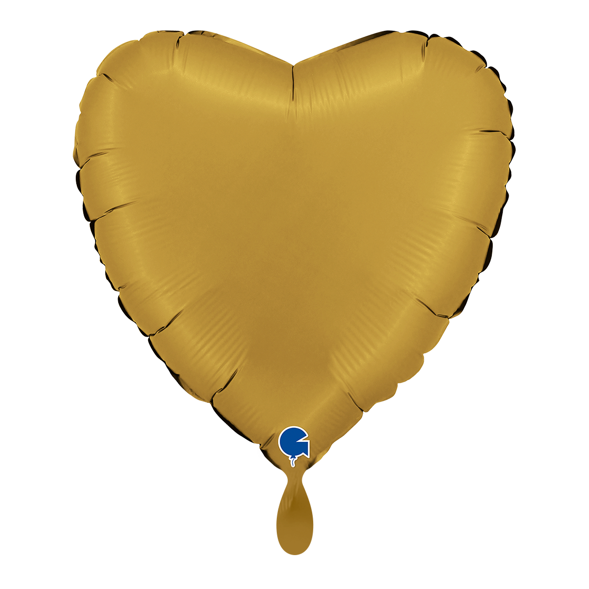 1 Ballon - Cœur - Or satiné