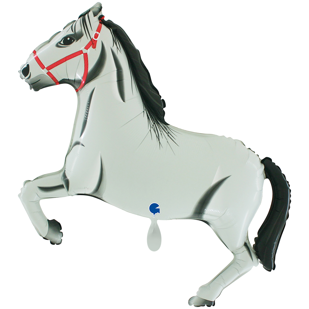 1 Ballon XXL – Paard Wit