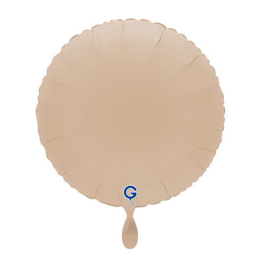 1 Ballon - Rond - Mat Doux Cappuccino