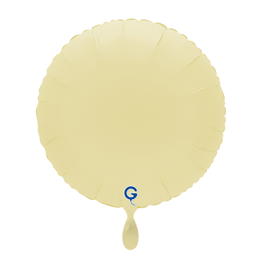 1 Ballon – Rond – Mat soyeux French Butter