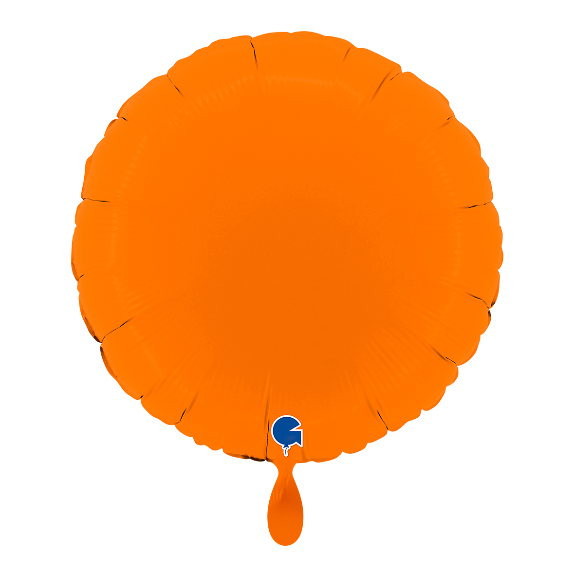 1 Ballon - Rond - Orange mat
