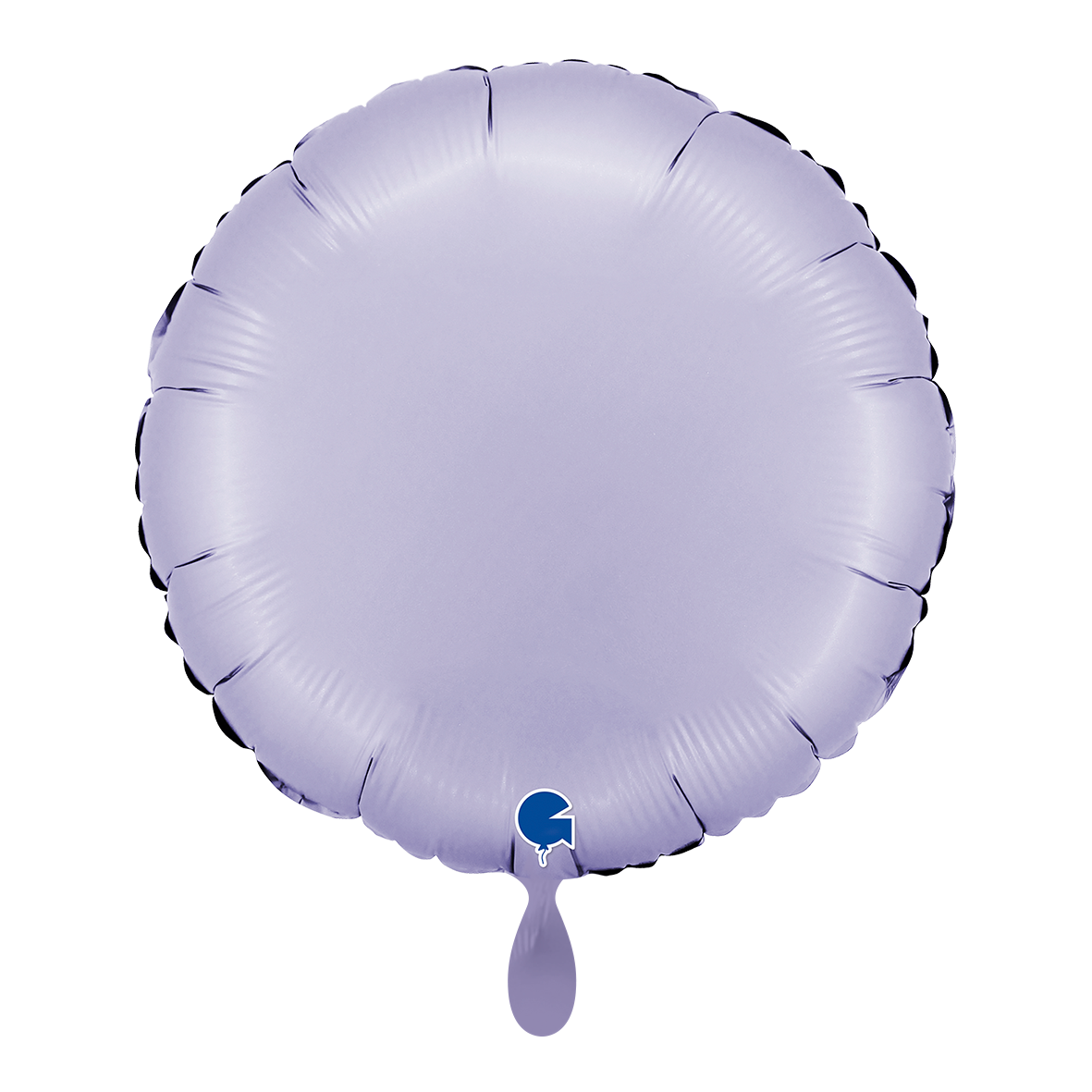1 Ballon - Rond - Satijn Lila