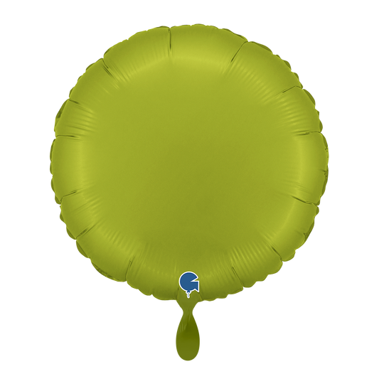 1 Ballon - Rond - Satijn Matcha Latte