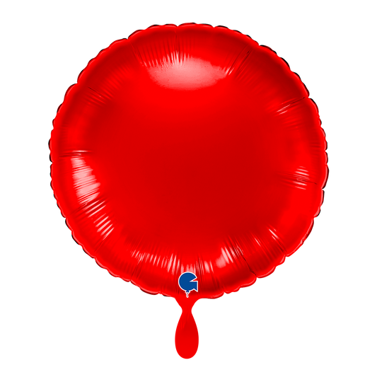 1 Ballon - Rond - Rood