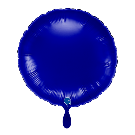 1 Ballon - Rond - Blauw Capri