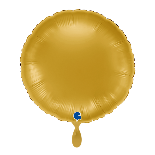 1 Ballon - Rond - Or coucher de soleil