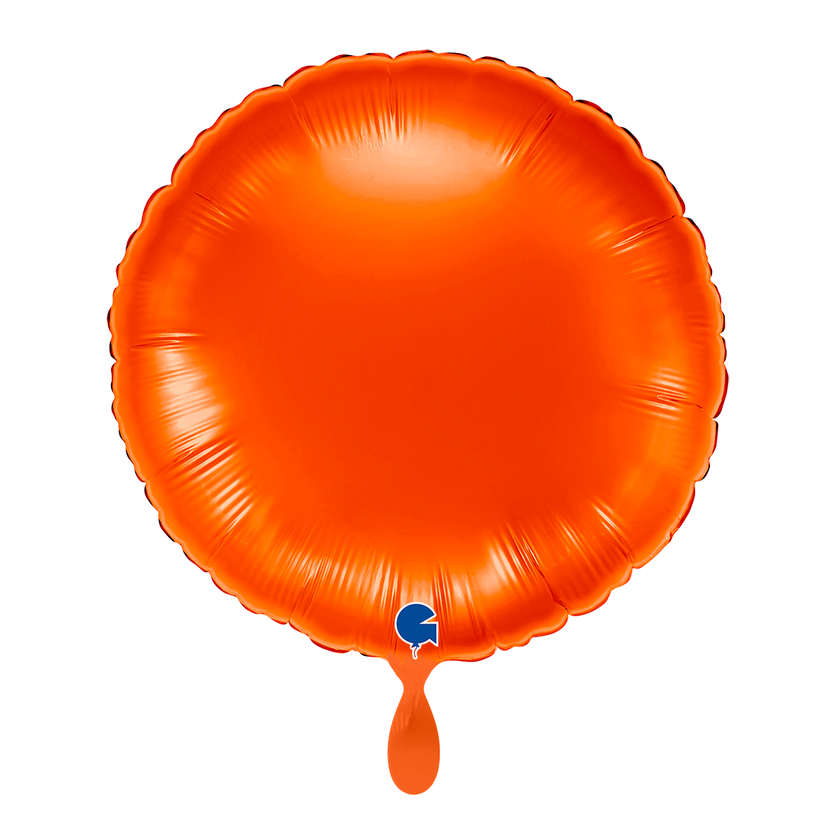 1 ballon – rond – orange