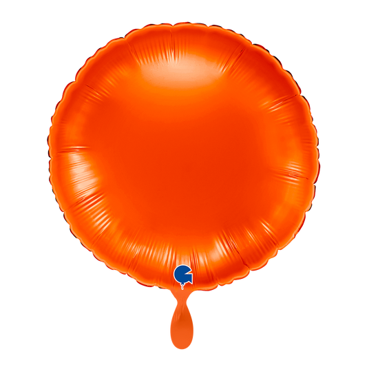 1 ballon – rond – orange