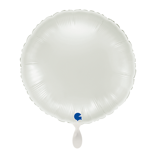 1 Ballon - Rond - Blanc