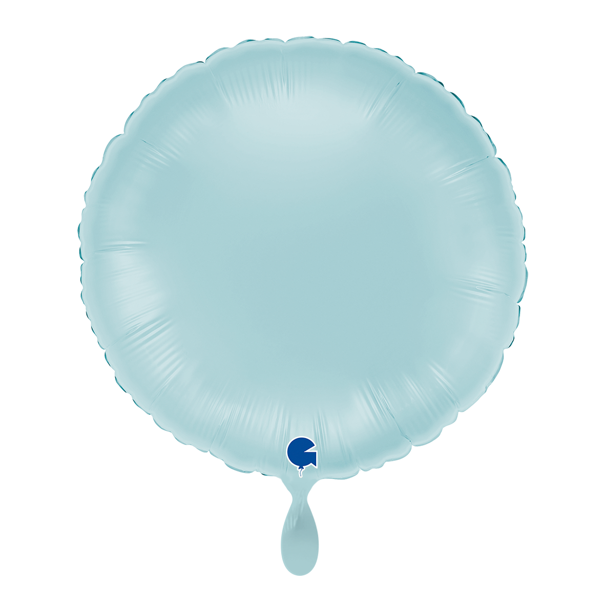 1 Ballon - Rond - Bleu pastel