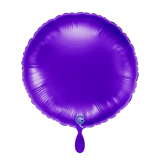 1 Ballon - Rond - Violet Royal Métallisé