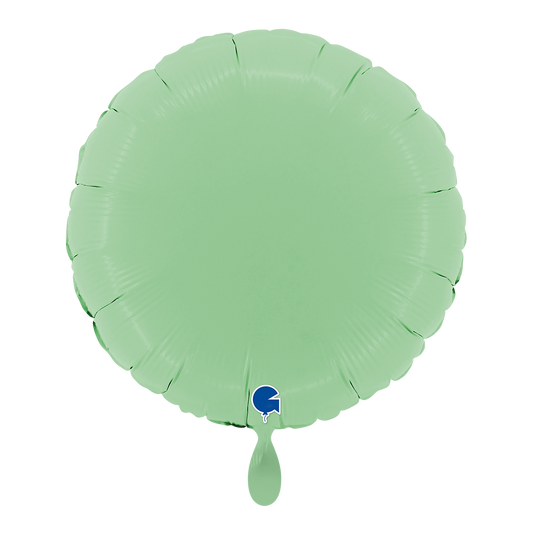 1 Ballon - Rond - Vert mat