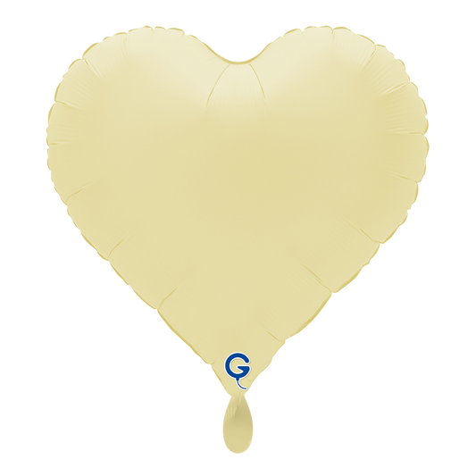 1 Ballon - Hart - Soft Matte French Butter
