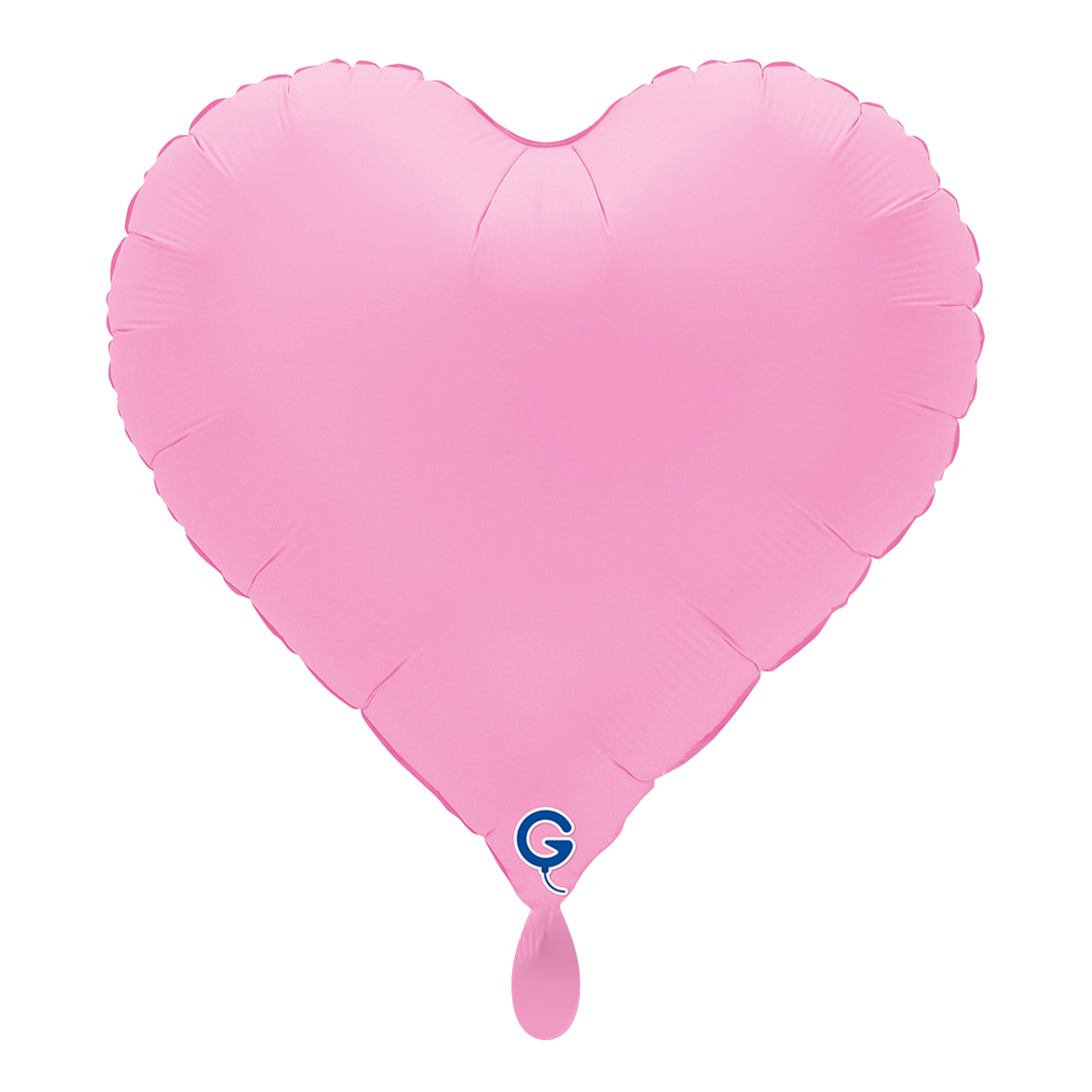 1 Ballon - Hart - Zacht Mat Sakura Roze