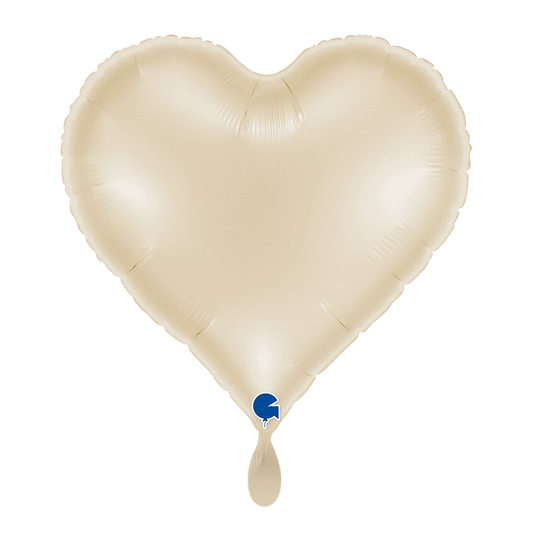 1 Ballon - Sweetie Heart 18in Satijn Crème