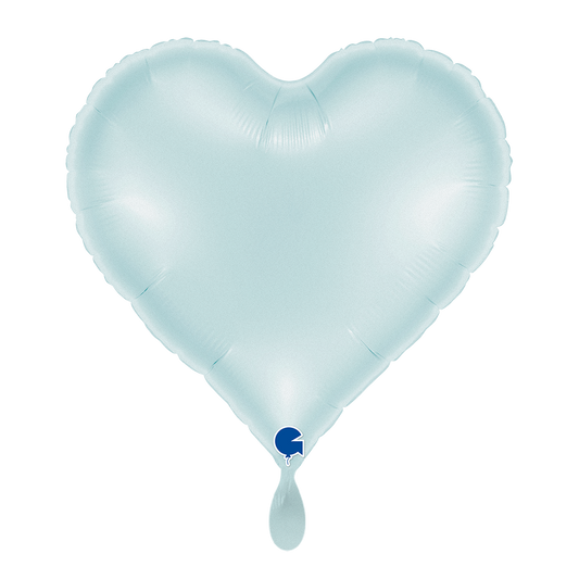 1 Ballon - Sweetie Heart 18in Satijn Pastelblauw