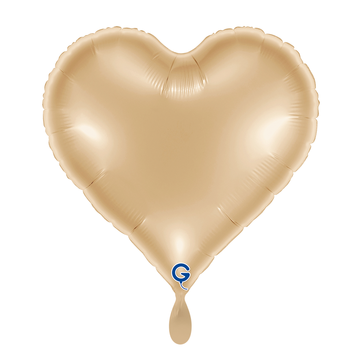 1 Ballon - Sweetie Heart - Or blanc