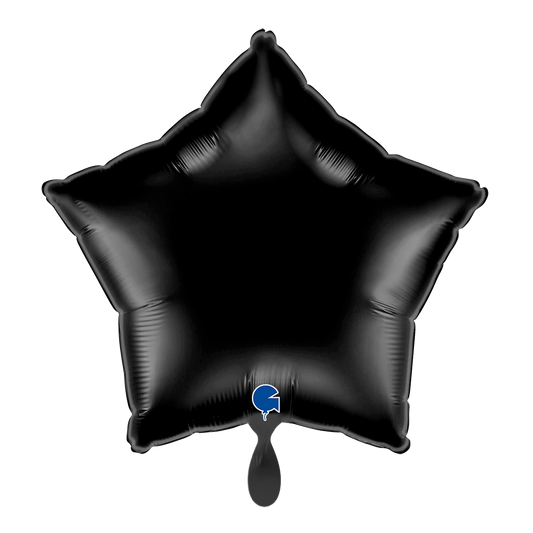 1 Ballon - Étoile - Noir
