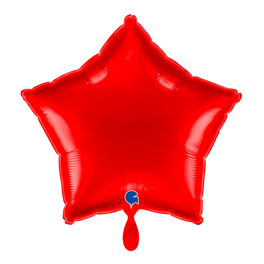 1 Ballon - Étoile - Rouge