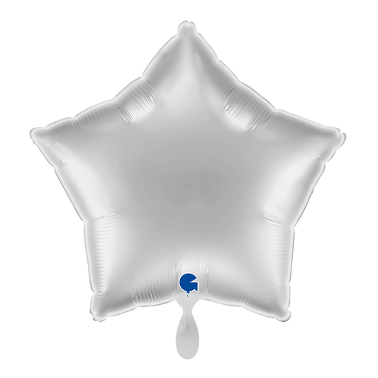 1 Ballon - Étoile - Argent