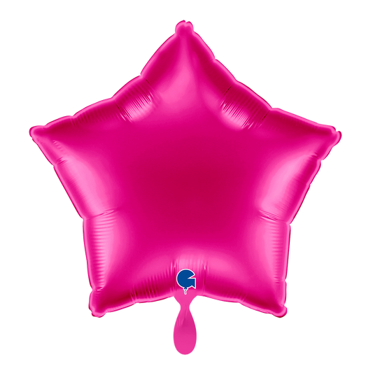 1 Ballon - Ster - Magenta