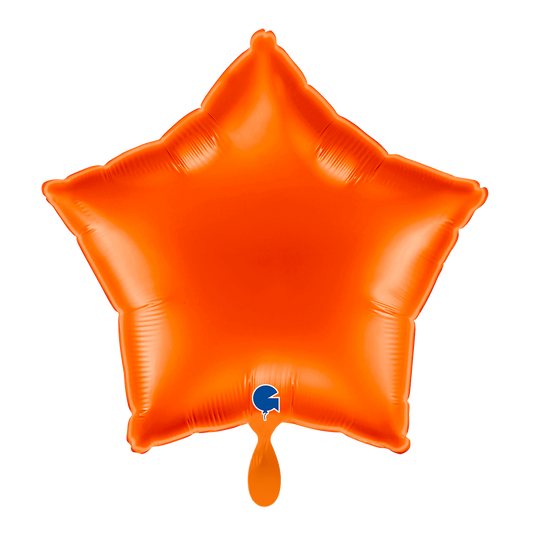 1 Ballon - Ster - Oranje
