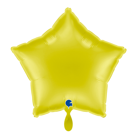 1 Ballon - Ster - Geel