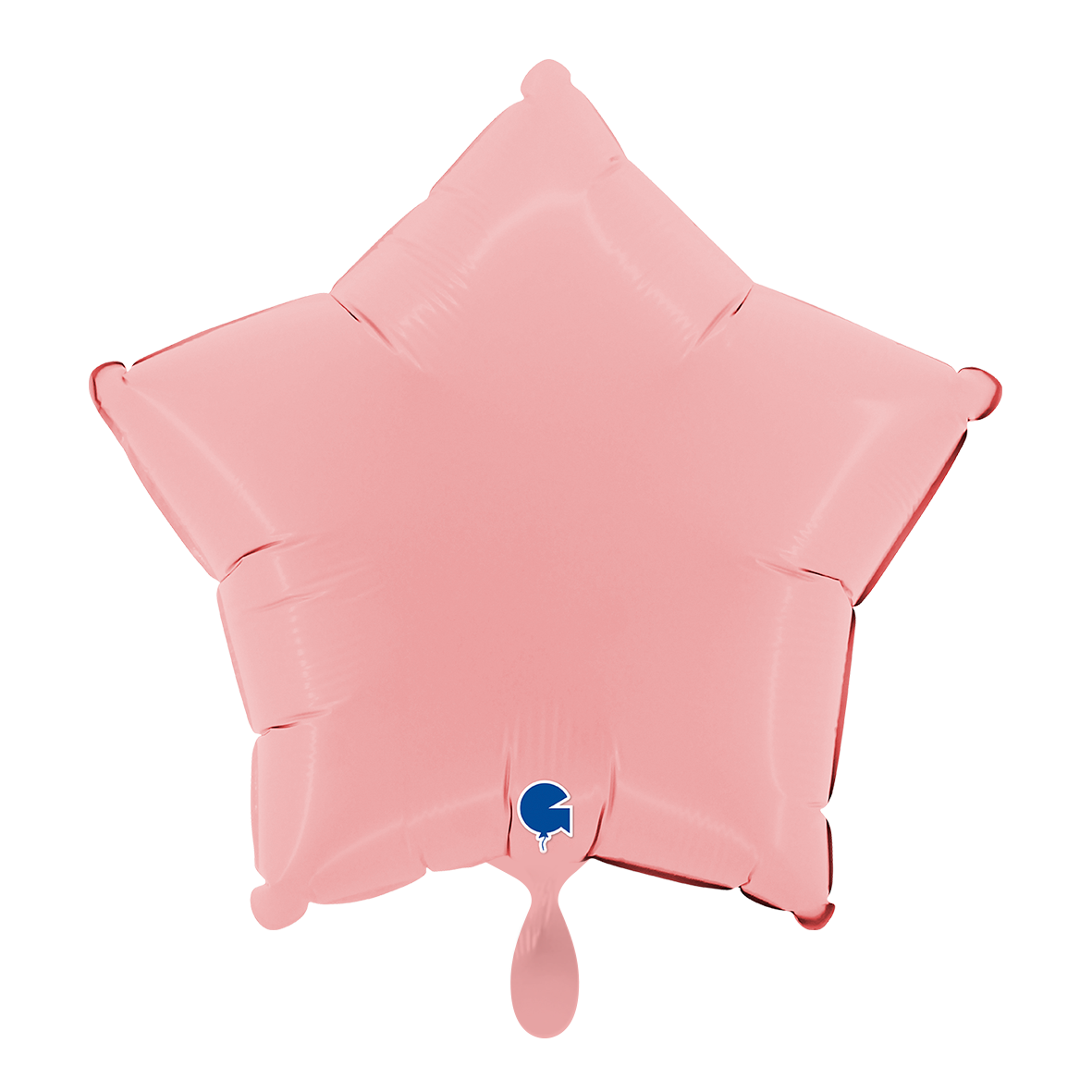 1 Ballon - Étoile - Rose Mat