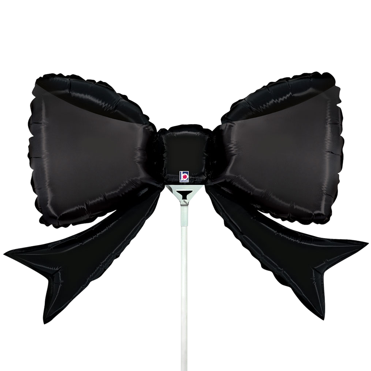 10 Miniballonnen Luchtgevuld - Black Bow mini (Onverpakt)